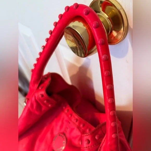 Marc Jacobs Hot Pink Studded Bucket Bag Crossbody Set  Lot - Picture 5 of 14